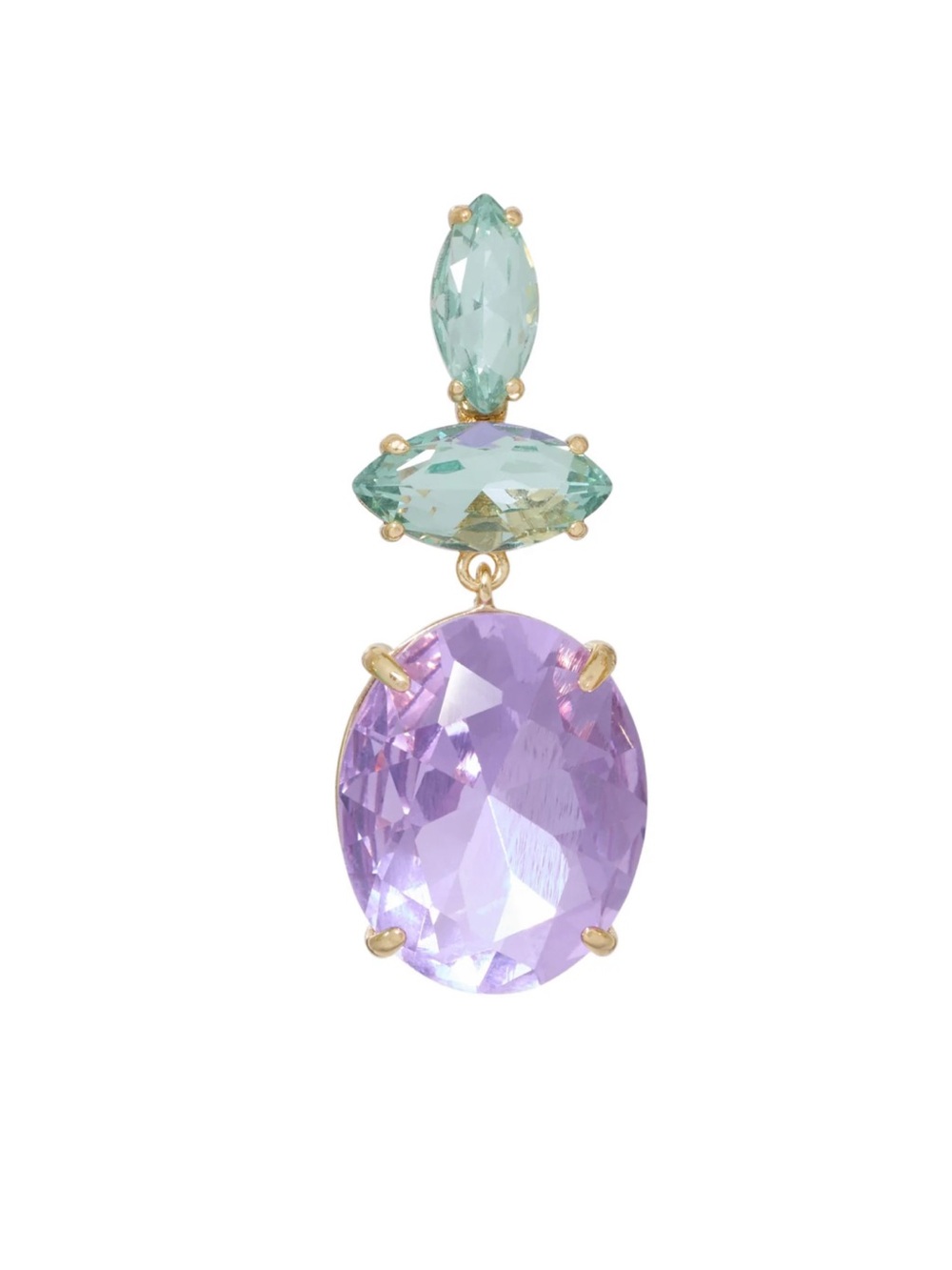 Roxanne Assoulin Le Petite Crystal Charm Crushed Violet Charm